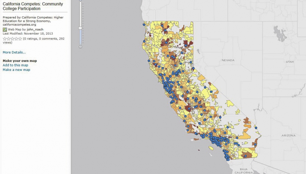 California Community Colleges Fail To Reach Poor Communities, Report - California Community Colleges Map