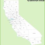 California County Map   La Costa California Map