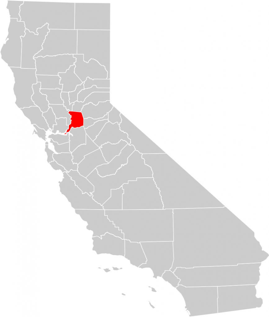 California County Map (Sacramento County Highlighted) • Mapsof - Map Of Sacramento County California