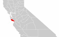California County Map (Santa Cruz County Highlighted) • Mapsof - Where Is Santa Cruz California On The Map
