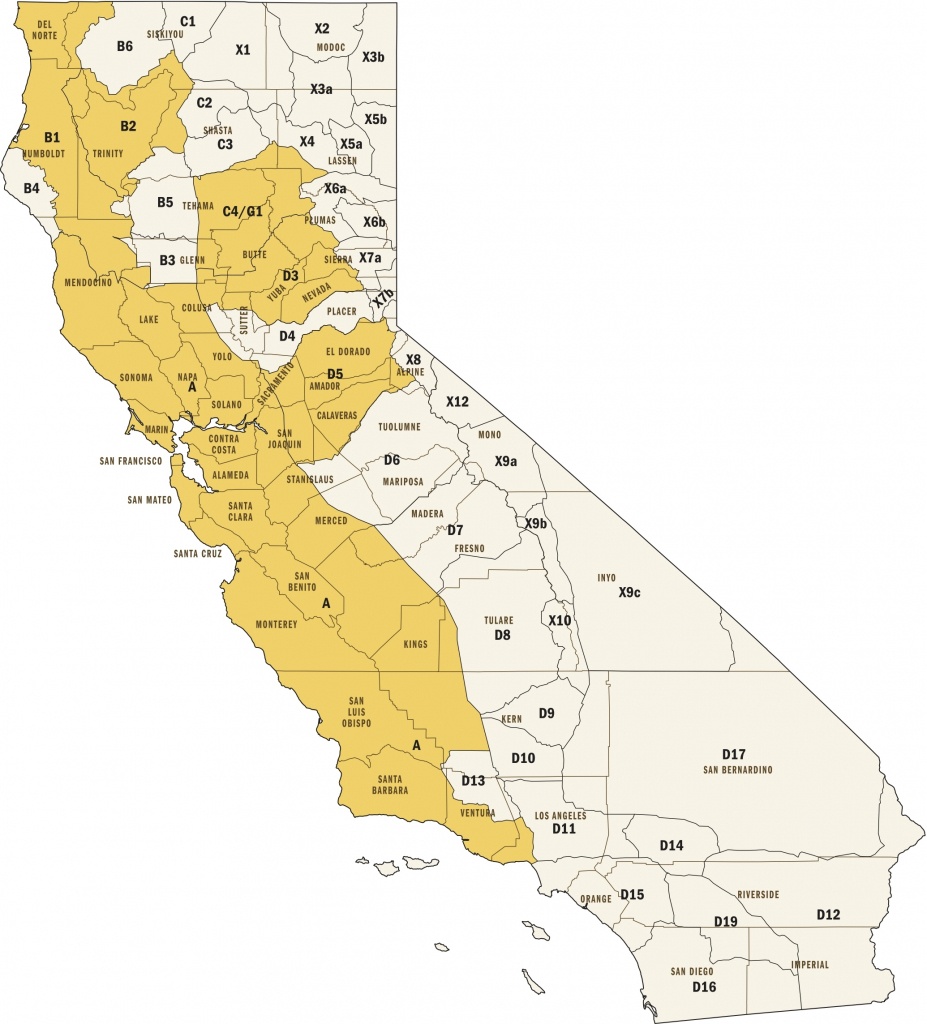 California Deer Forecast 2018 – Game &amp;amp; Fish With Regard To - California Deer Zone Map