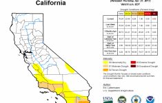 California Drought - California Drought 2017 Map