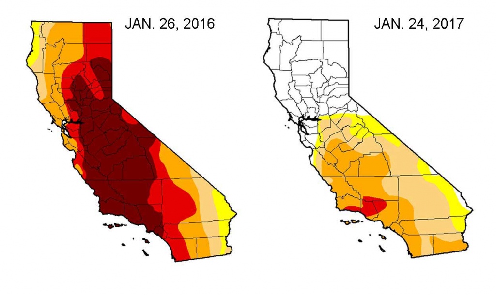 California Drought Recovery - Nbc Southern California - California Drought Map 2017