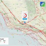 California Earthquake Faults Map Graph Fault Lines Map Map Canada   California Fault Lines Map