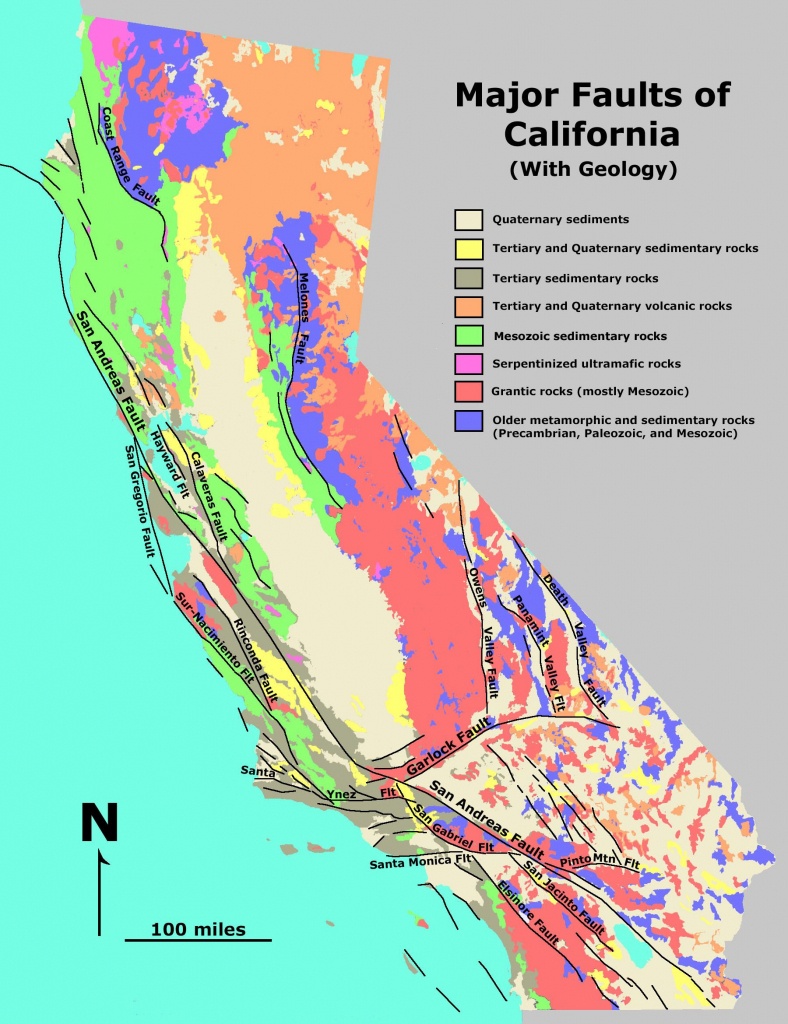 california earthquake map