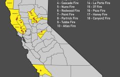 California Fires: Map Shows The Extent Of Blazes Ravaging State's - California Statewide Fire Map