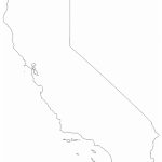 California Free State Printables | Free Printable California Outline   Printable Maps By Waterproofpaper Com