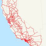 California Freeway And Expressway System   Wikipedia   Map Of California Highways And Freeways