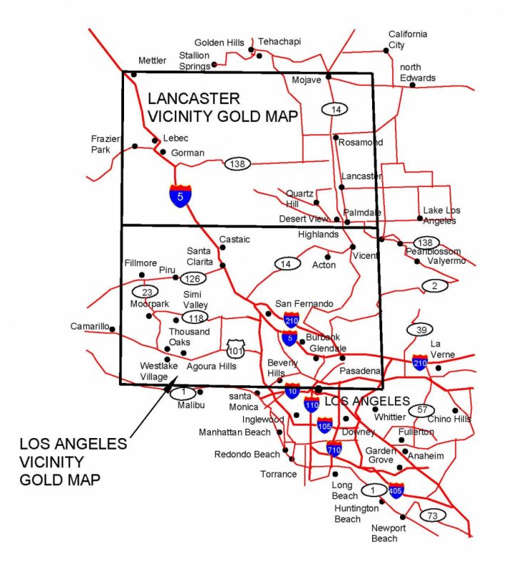 Gold Prospecting Maps California