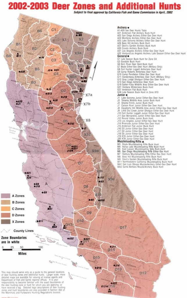 California Hunting Zone Map Quail – Map Of Usa District - California Hunting Zone Map