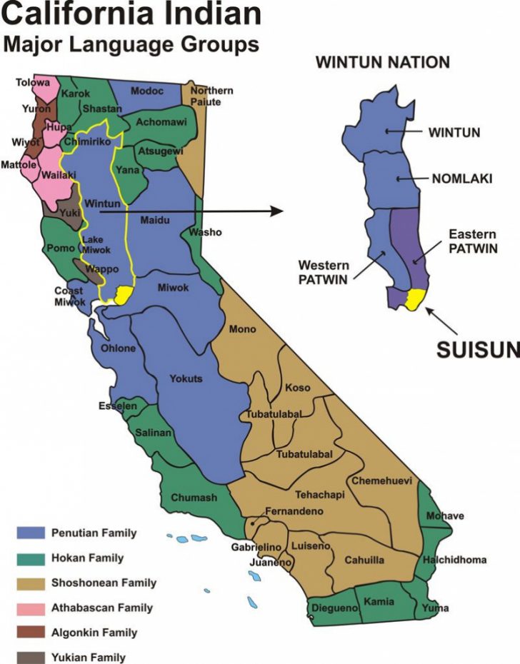 California Indian Map