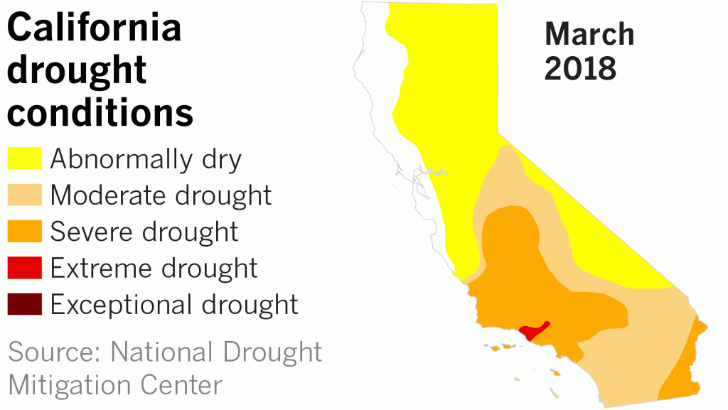 California Is Drought-Free For The First Time In Nearly A Decade - California Drought Map 2017