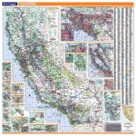California Laminated State Wall Map   Laminated California Map