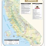California Large Scale Shaded Relief Wall Map – Kappa Map Group   Large Wall Map Of California
