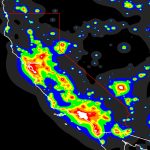 California Light Pollutionstellarscapes   Light Pollution Map California