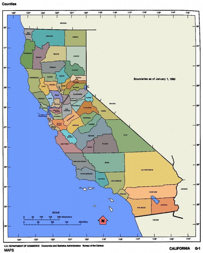 California Map And California Satellite Images - Where Is Garden Grove California On The Map