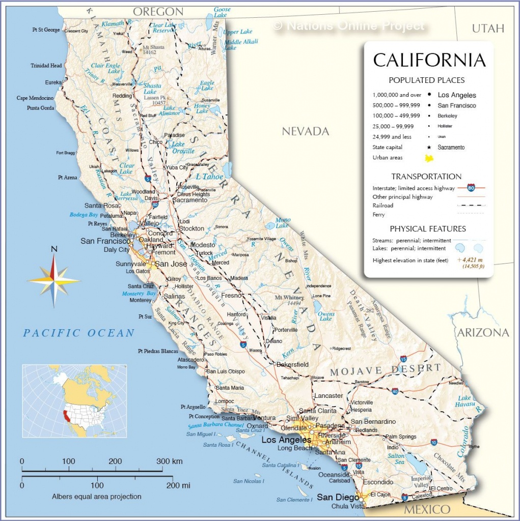 California Map - Free Large Images | Art | California Map - Large Map Of California