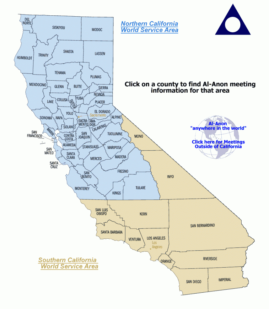 California Map - Interactive Map Of California Counties