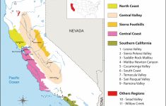 California Map Of Vineyards Wine Regions - California Wine Appellation Map