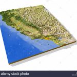 California Map Photos & California Map Images   Alamy   3D Map Of California