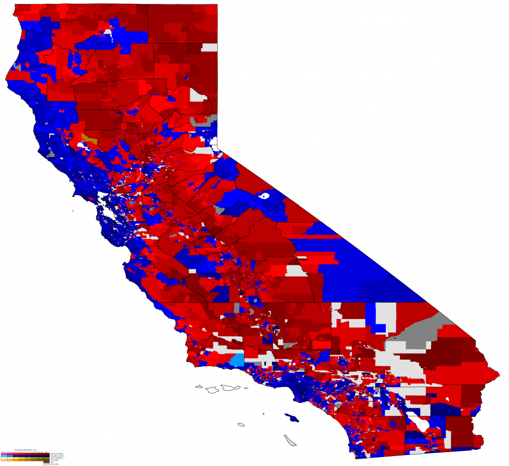 California Maps – Ryne Rohla - California Voting Precinct Map