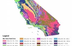 California Native Plant Provisional Seed Zones - Growing Zone Map California