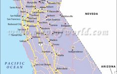 California Road Map, California Highway Map In California West Coast - Detailed Map Of California West Coast