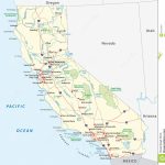 California Road Map Stock Vector. Illustration Of National   43127871   California National Parks Map