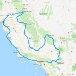 California Road Trip   The Perfect Two Week Itinerary | The Planet D   California Road Trip Map