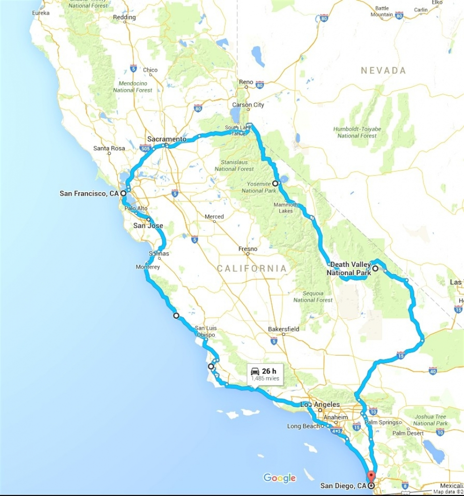 California Rv Road Trip Planner Roverpass Amazing Map Usa To Route - California Trip Planner Map