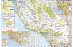 California Southern Wall Map Executive Commercial Edition - Map Of Southern California