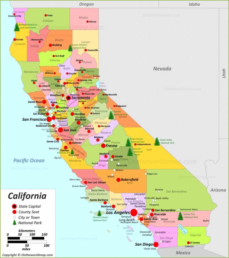 Picture Of California Map