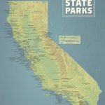 California State Parks Map 18X24 Poster   California State Parks Map