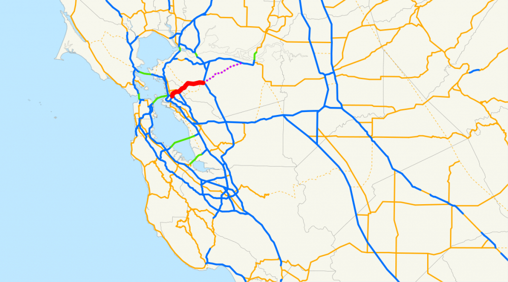 California State Route 24 - Wikipedia - California Truck Routes Map