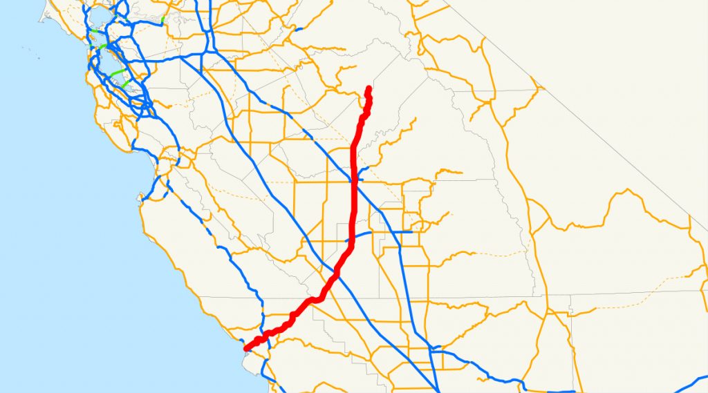 California State Route 41 - Wikipedia - Highway 41 California Map ...