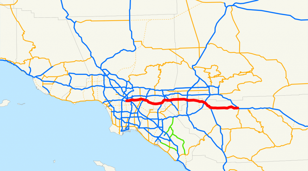 California State Route 60 - Wikipedia - Diamond Bar California Map