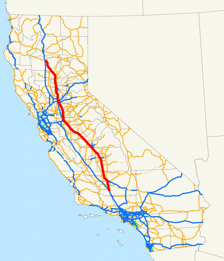 California Truck Routes Map