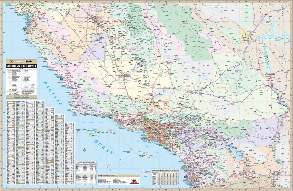 California State Southern Wall Map – Kappa Map Group - Southern California Wall Map