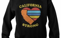 California Strong Heart Map Shirt - Online Shoping - California Map Shirt