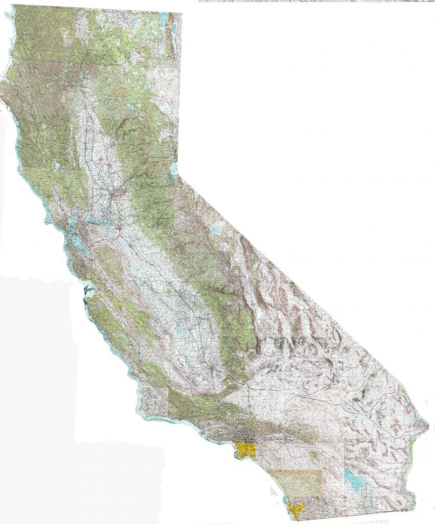 California Topographic Map | D1Softball - Baja California Topographic Maps