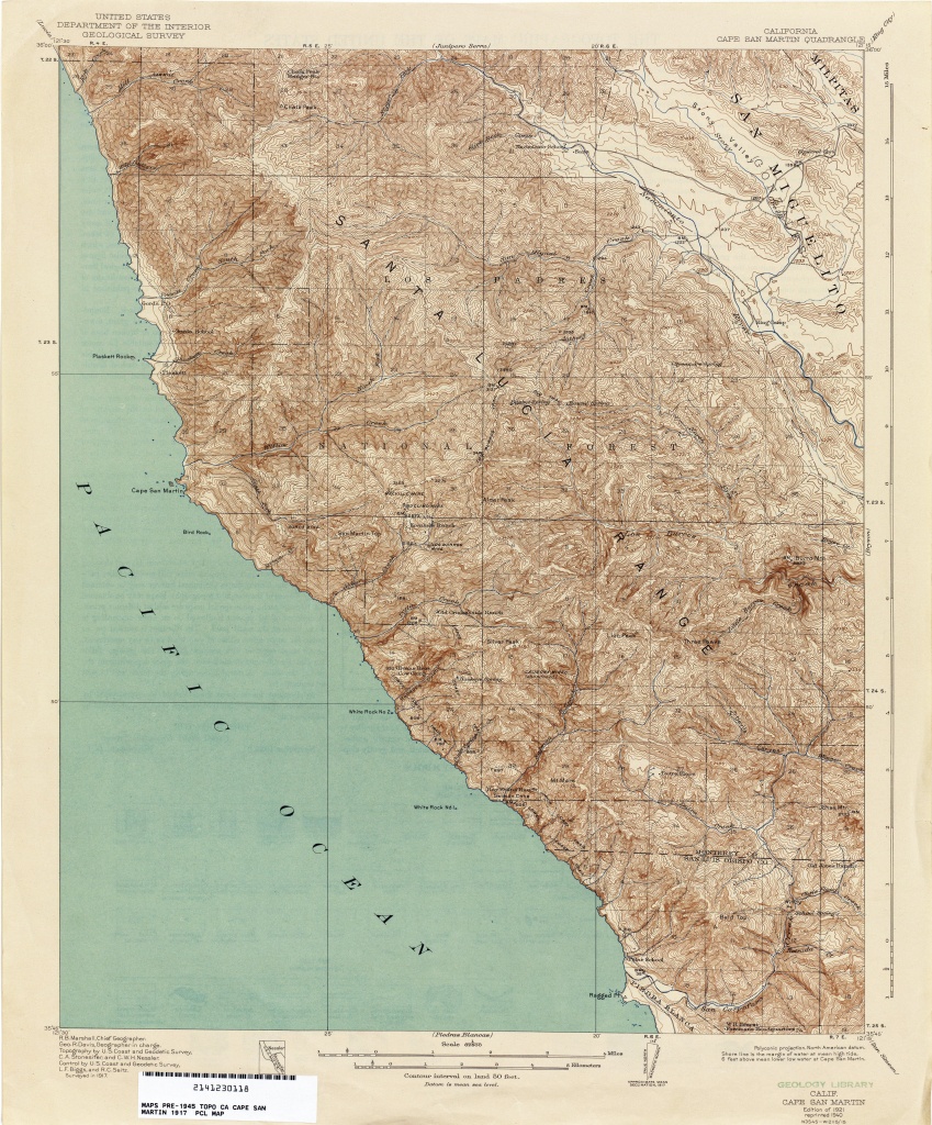 California Topographic Maps - Perry-Castañeda Map Collection - Ut - California Topographic Map