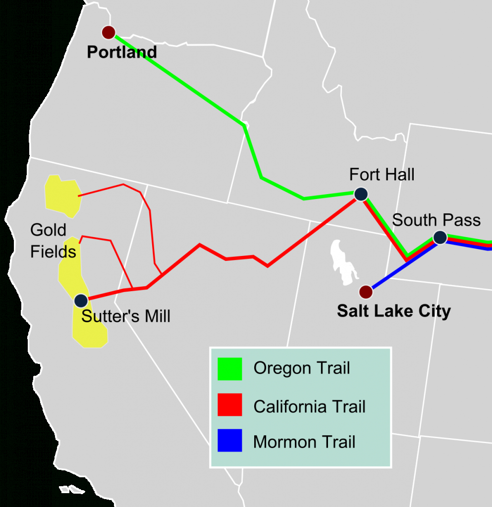 California Trail - Wikipedia - Southern California Trail Maps