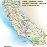 California Unratified Treaties Map   California Indian History   Southern California Native American Tribes Map