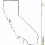 California (Usa) Outline Map Stock Illustration   Illustration Of   California Outline Map Printable
