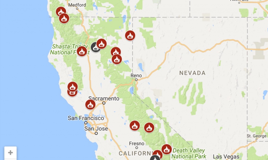 California Wildfire Map – Nothing - Fire Map California 2018