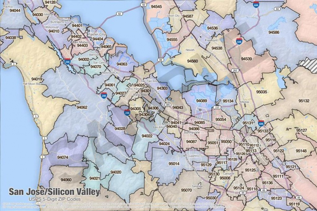 California Zip Code Maps And Travel Information | Download Free - California Zip Code Map Free