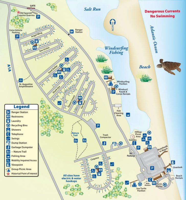 Florida State Parks Rv Camping Map