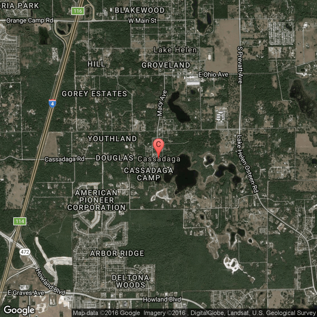 Camping In Cassadaga Or Deltona, Florida | Usa Today - Cassadaga Florida Map