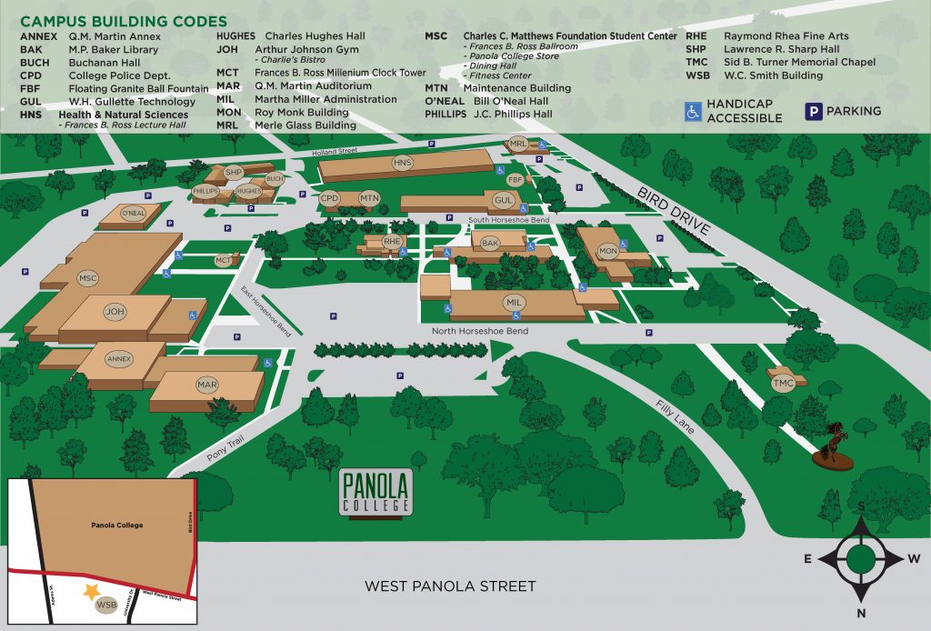 Carthage College Campus Map