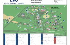 Campus Map - Lincoln Memorial University - Duke University Campus Map Printable
